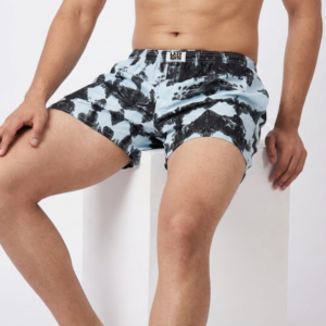 Shibori Storm – Blue Ink