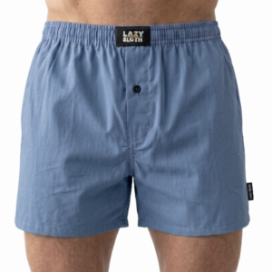 LAZY SLOTH Men’s Ultra-Comfort Inner Boxer – Skyline Mist Edition Sky Blue