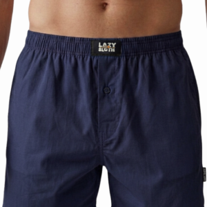 LAZY SLOTH Men’s Ultra-Comfort Inner Boxer – Midnight Drift Edition Navy Blue